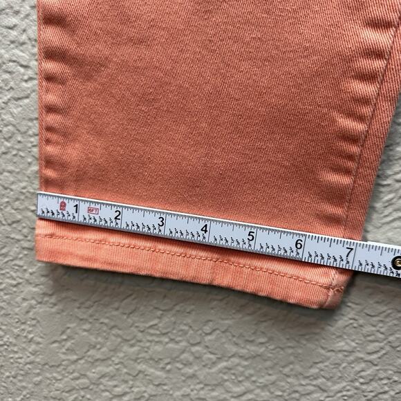 Gloria Vanderbilt Amanda Women's Straight Stretch Jeans Size Petites 6 Salmon - Picture 10 of 13